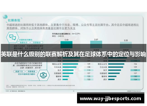 英联是什么级别的联赛解析及其在足球体系中的定位与影响 英联是什么级别的联赛解析及其在足球体系中的定位与影响